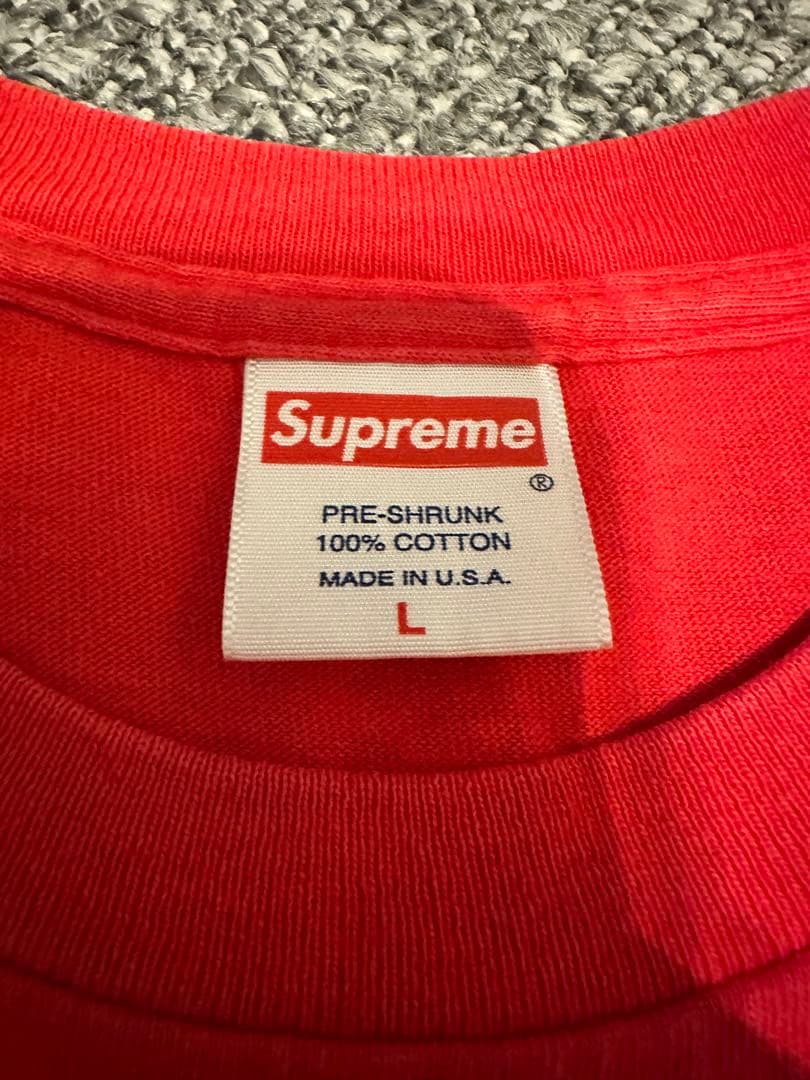 Supreme world famous tee Lサイズ RED