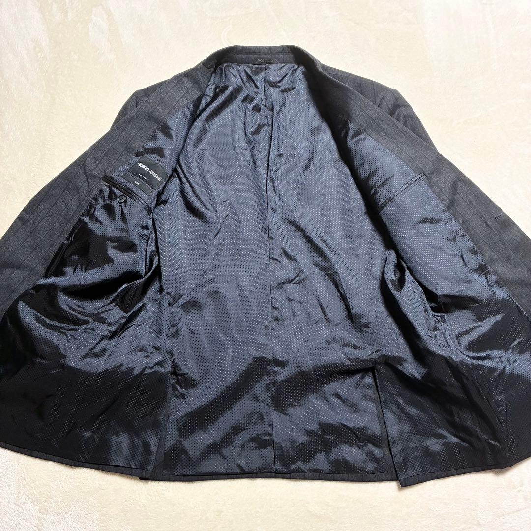 【美品】GIORGIO ARMANI☆ウールジャケット☆黒タグ☆SOHO☆