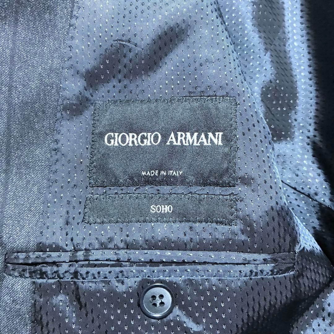 【美品】GIORGIO ARMANI☆ウールジャケット☆黒タグ☆SOHO☆
