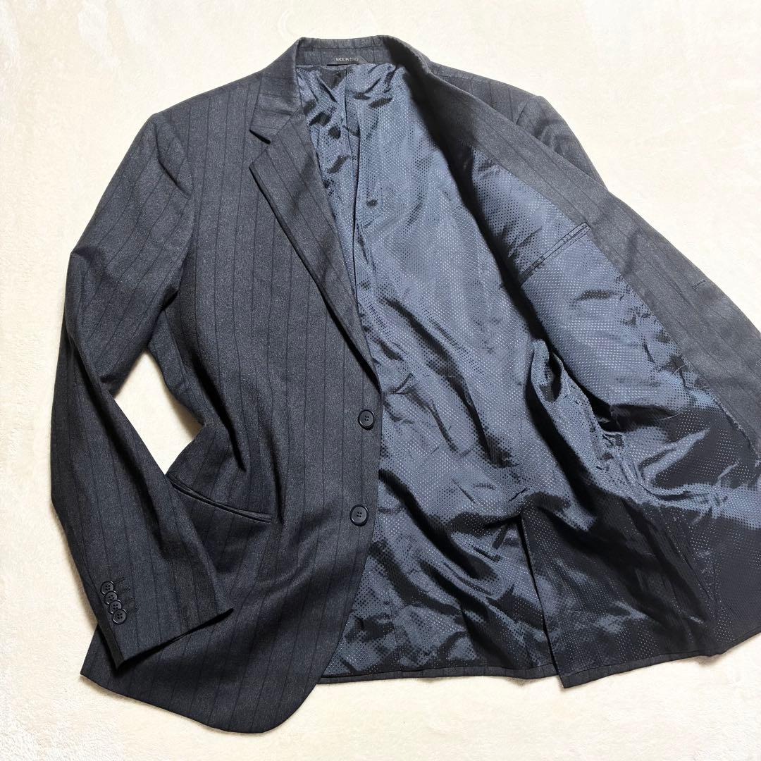 【美品】GIORGIO ARMANI☆ウールジャケット☆黒タグ☆SOHO☆