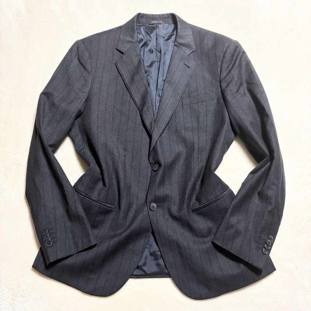 【美品】GIORGIO ARMANI☆ウールジャケット☆黒タグ☆SOHO☆