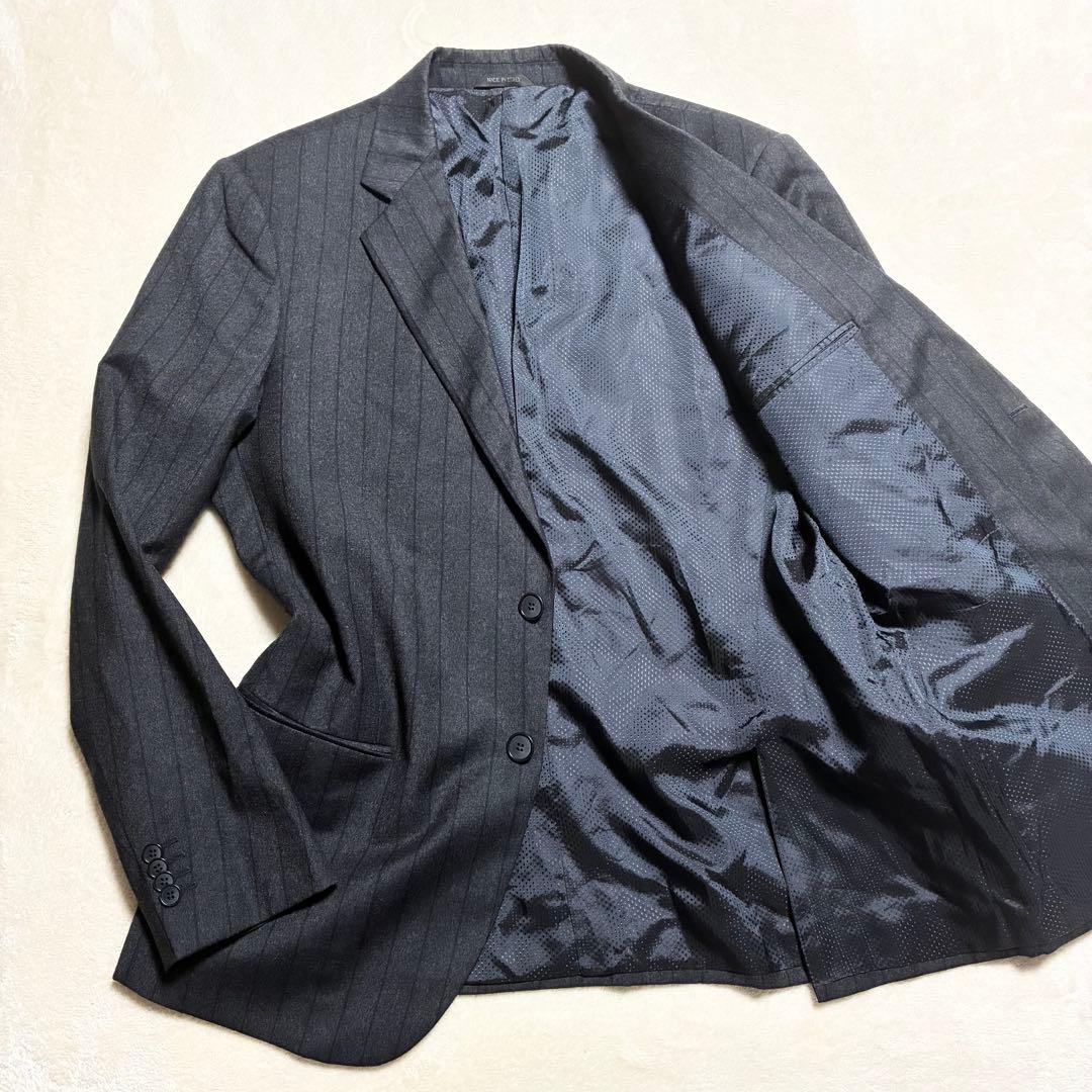 【美品】GIORGIO ARMANI☆ウールジャケット☆黒タグ☆SOHO☆