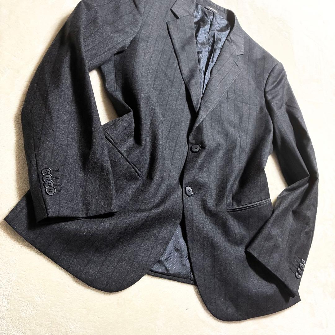 【美品】GIORGIO ARMANI☆ウールジャケット☆黒タグ☆SOHO☆