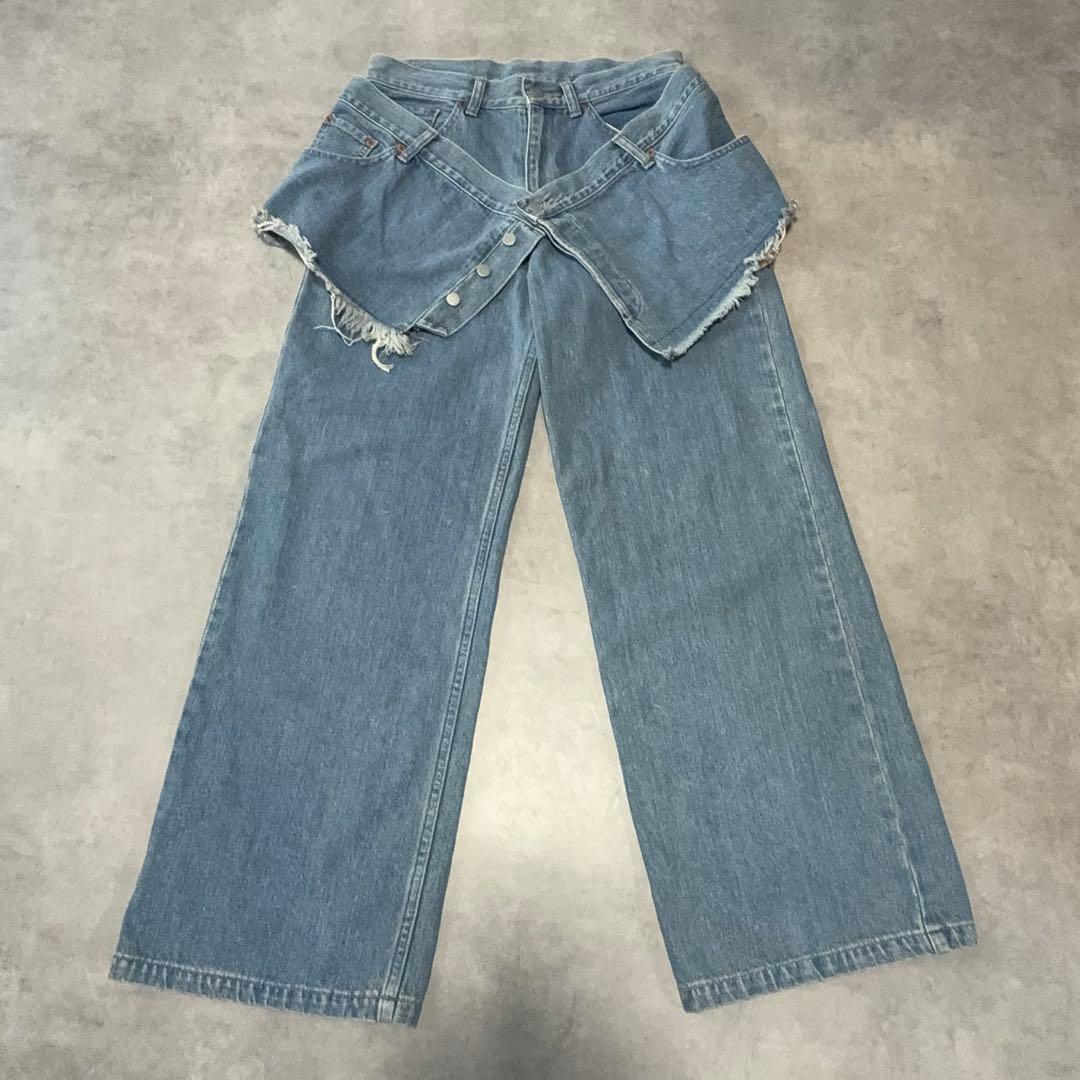 kotohayokozawa レイヤードデニムパンツ M 23SS 日本製