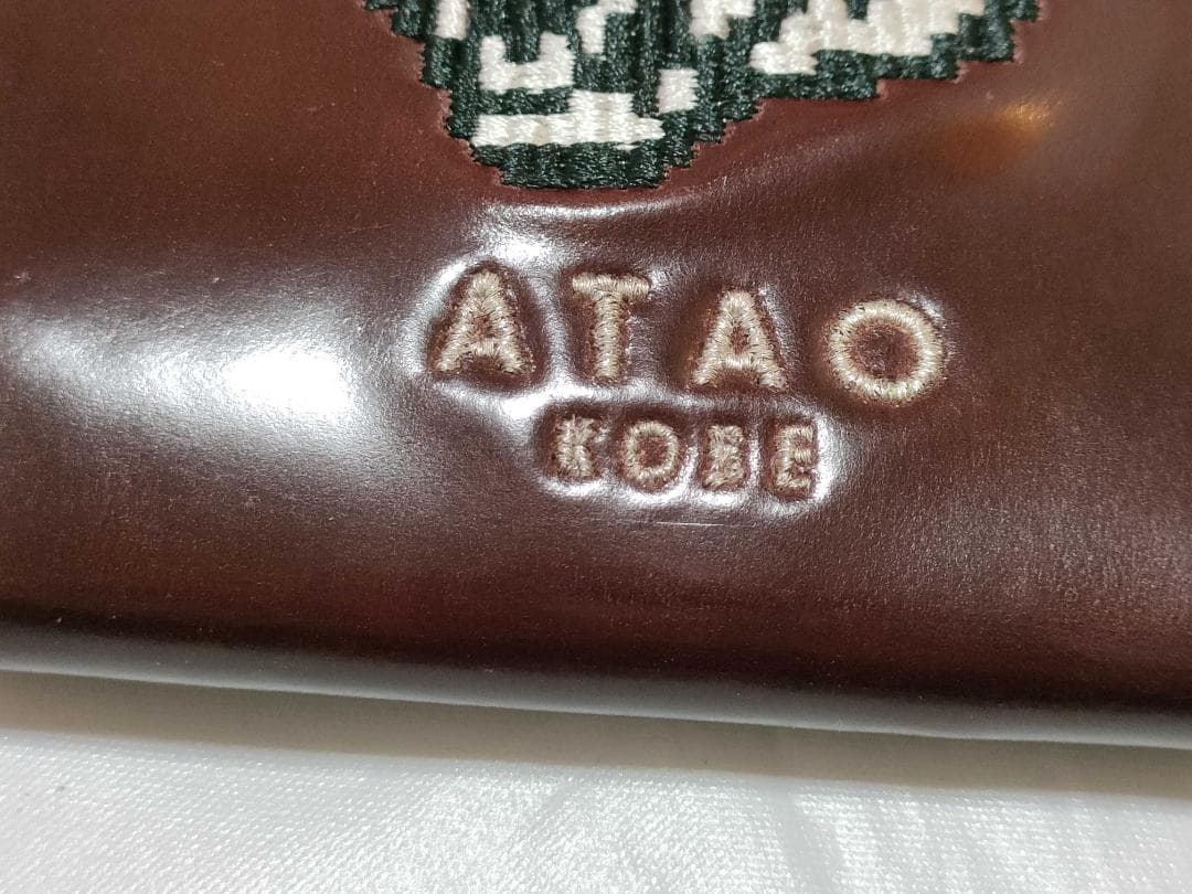 激レア 美品 ATAO コードバンミニ財布 ホワイトタイガー白虎 限定完売 希少
