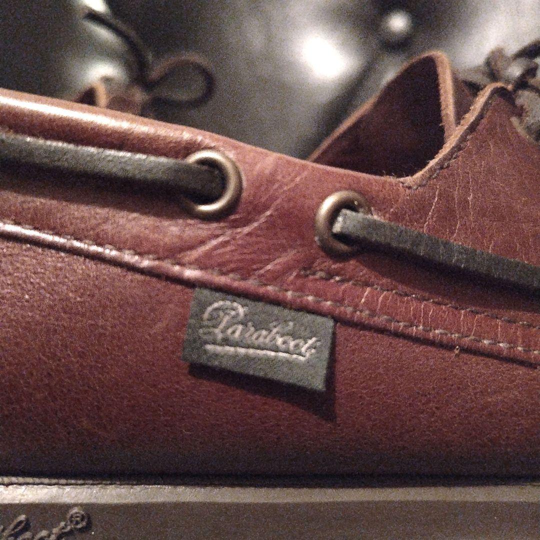 【 パラブーツ Paraboot 】バース　デッキシューズ　24.5　ブラウン