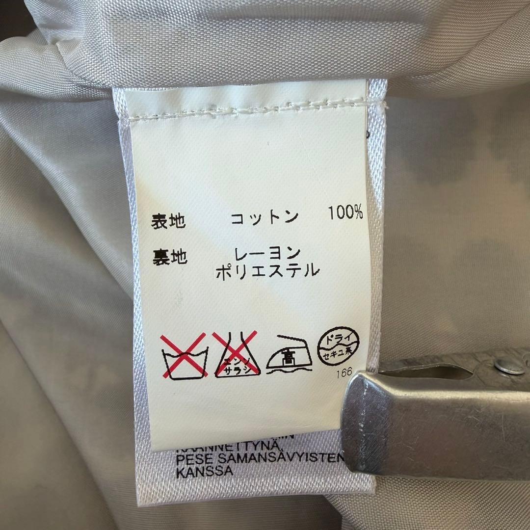 marimekko マリメッコ 総柄ワンピース M 七分袖 膝丈 北欧デザイン