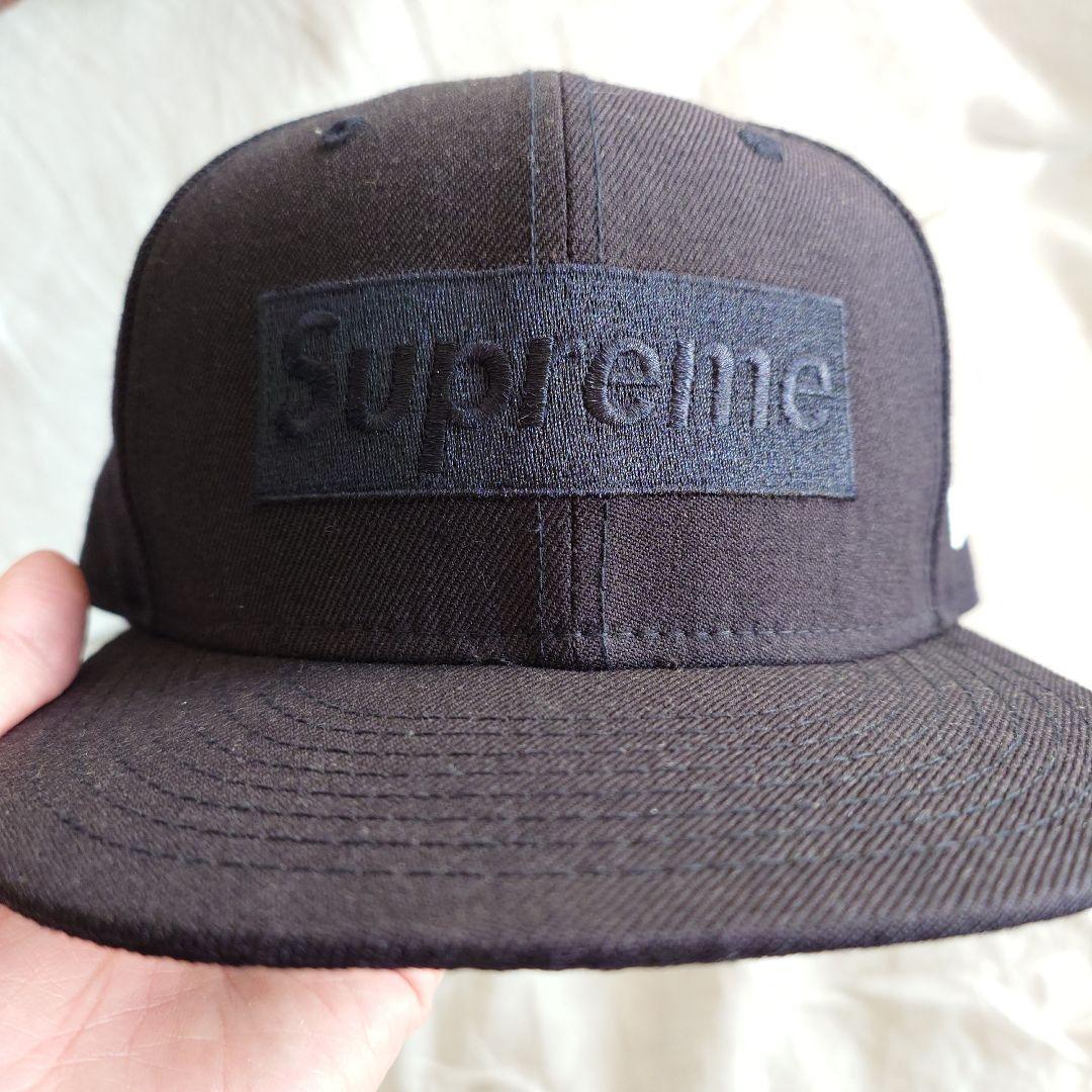 Supreme ダークネイビー ベースボールキャップ