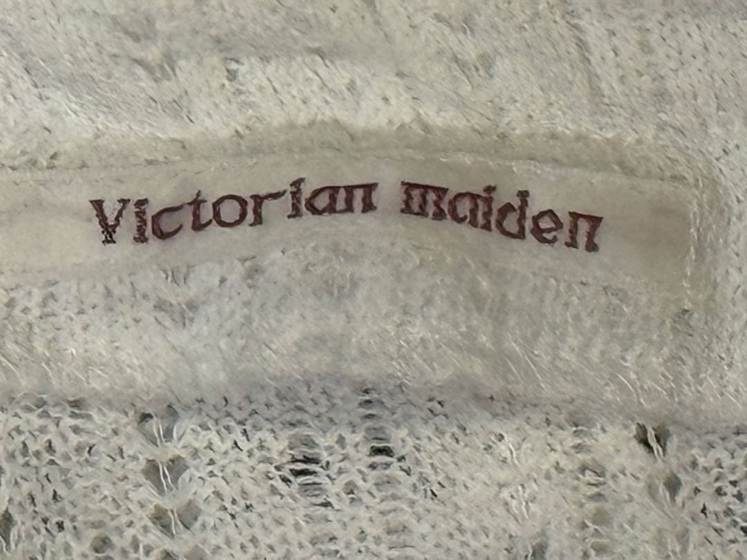 VictorianMaidenレースニットボレロカーディガン　オフホワイト白