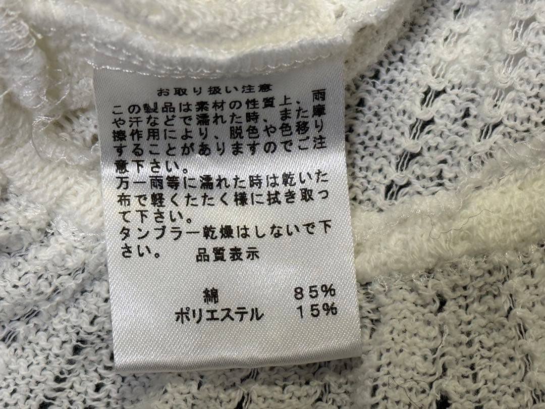 VictorianMaidenレースニットボレロカーディガン　オフホワイト白