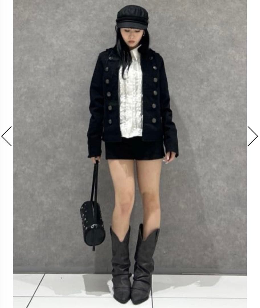LAGUA GEM COTTON NAPOLEON ジャケット　ナポレオン新品黒