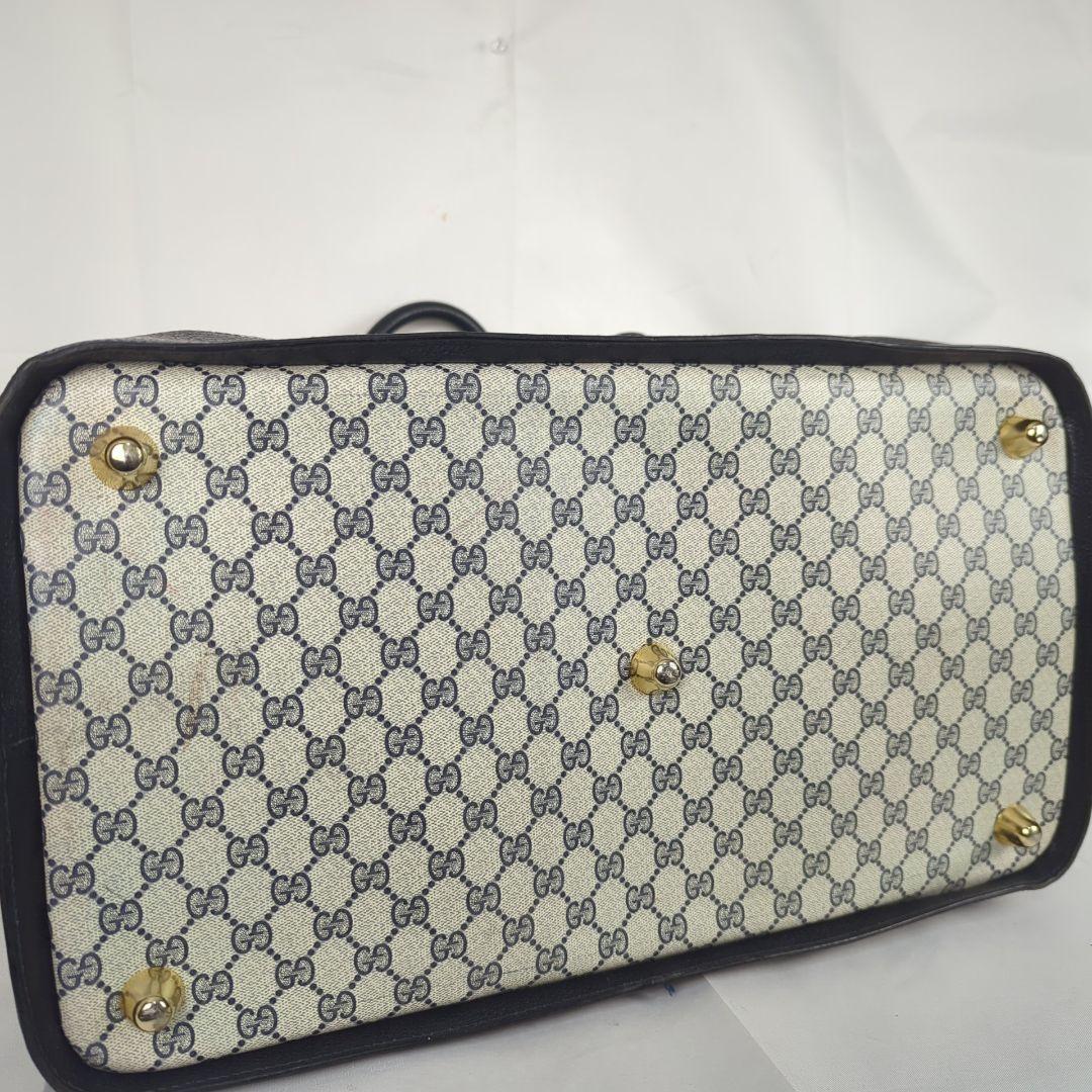 GUCCI グッチ ボストンバッグ 旅行カバン 大容量 GG柄 ロゴ ブラック