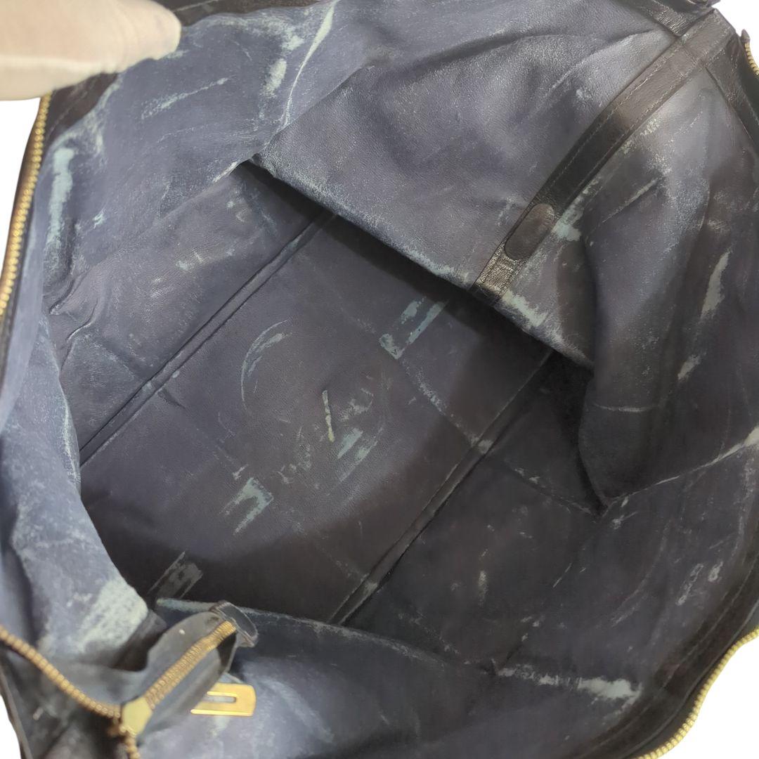 GUCCI グッチ ボストンバッグ 旅行カバン 大容量 GG柄 ロゴ ブラック