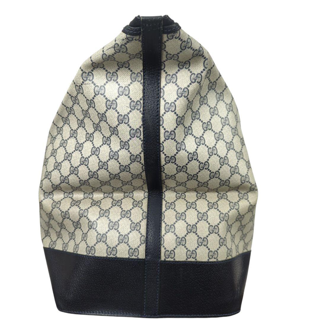 GUCCI グッチ ボストンバッグ 旅行カバン 大容量 GG柄 ロゴ ブラック