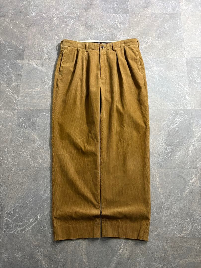 パンツ Ralph Lauren 2tuck wide corduroy pants