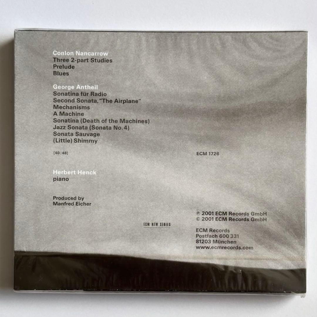 Herbert Henck ヘルベルト・ヘンク ナンカロウ アンタイル 輸入CD