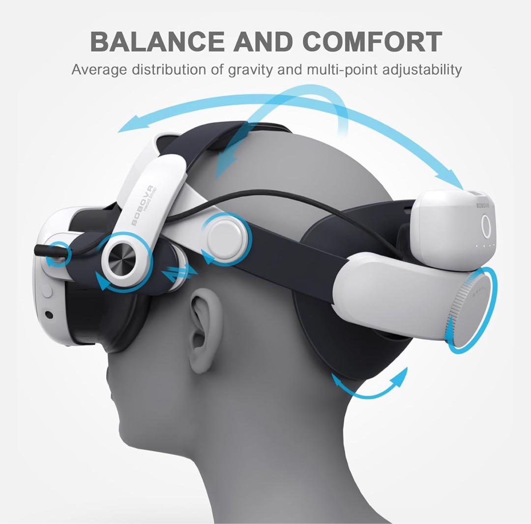  Quest 3S（128GB） BOBOVR M3 Pro付き　美品