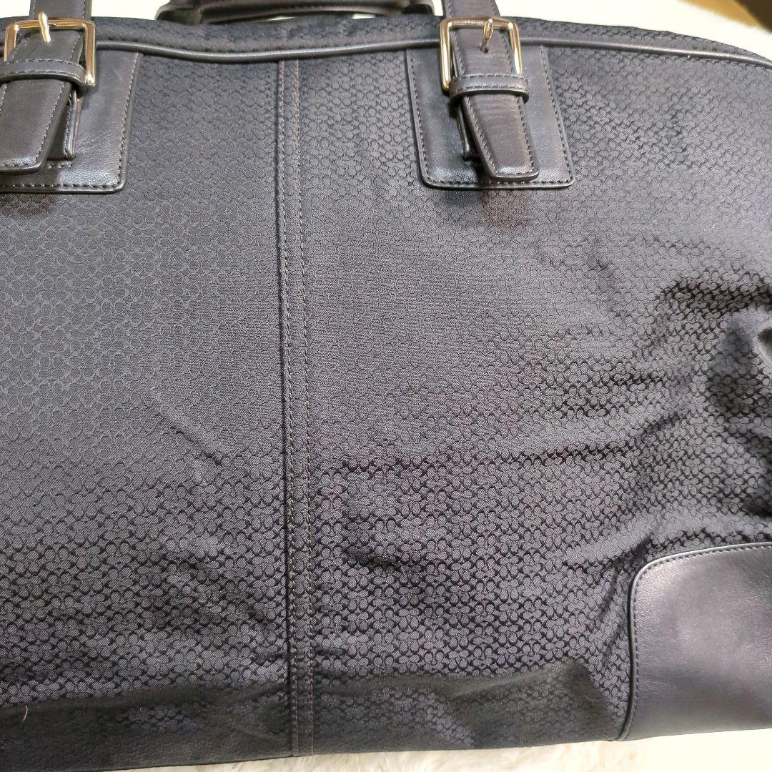 COACH　コーチ　シグネチャー　ボストンバッグ　大容量　男女兼用