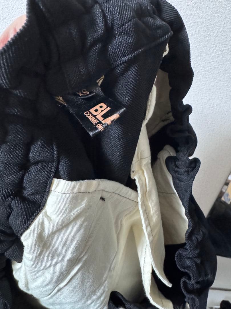 BLK COMME des GARÇONS サルエルパンツ ブラック