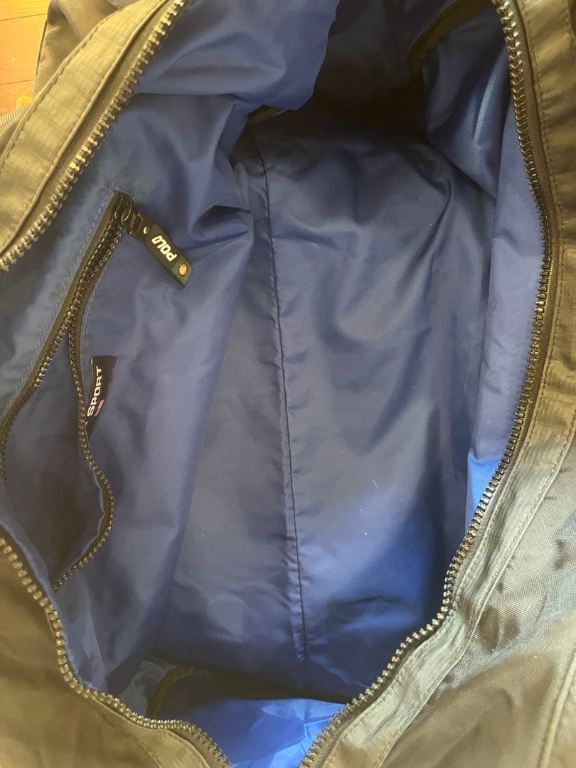 POLO SPORT ブラック ボストンバッグ
