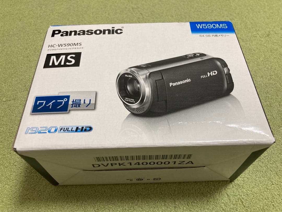 Panasonic ビデオカメラ HC-W590MS(箱、説明書傷等あり)