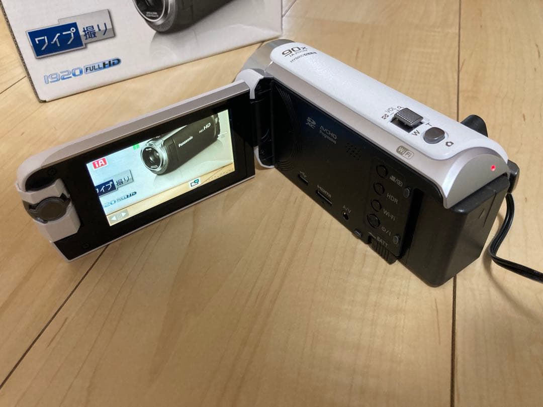 Panasonic ビデオカメラ HC-W590MS(箱、説明書傷等あり)