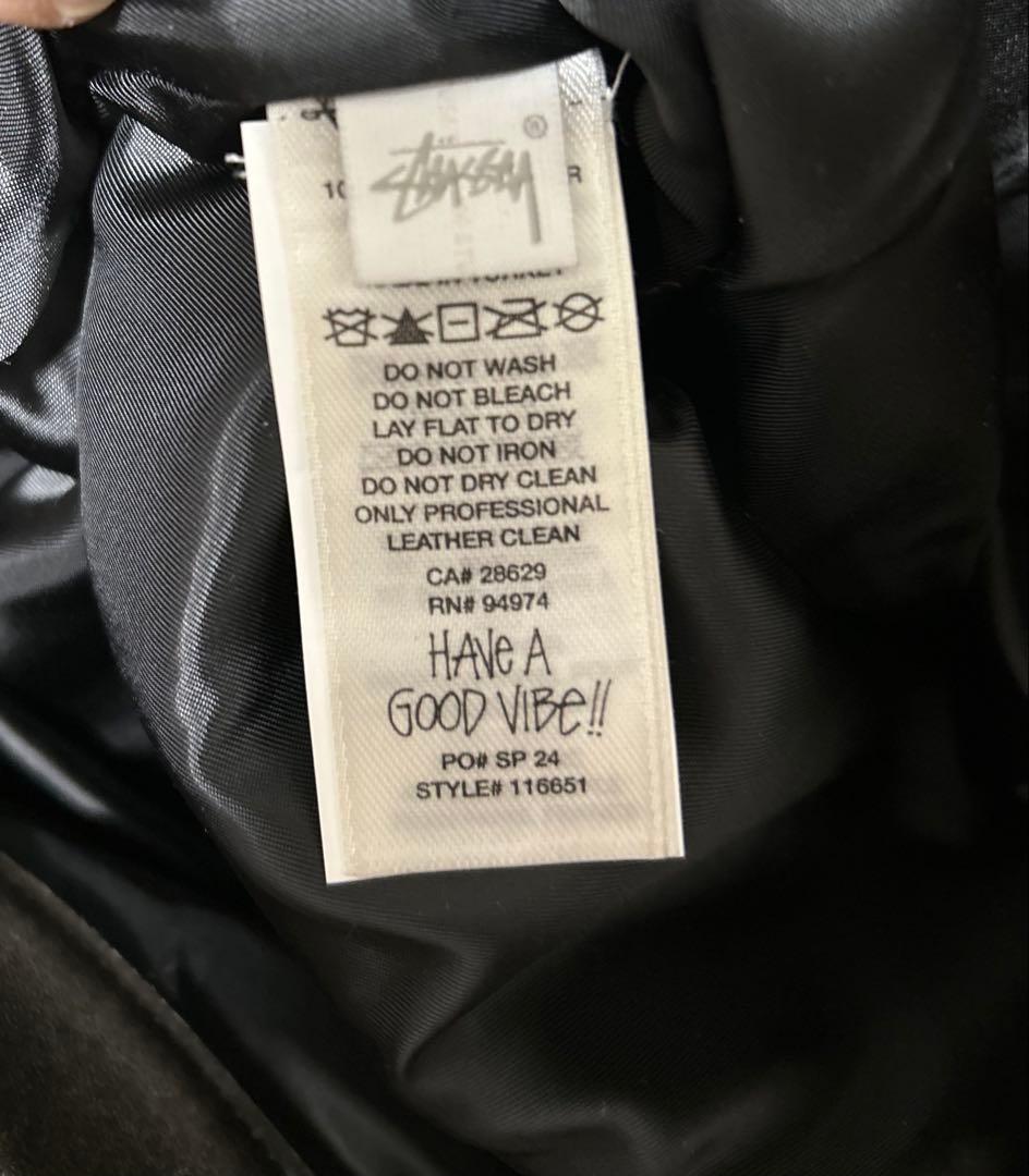 Stussy BIG OL'レザーパンツ 30インチ