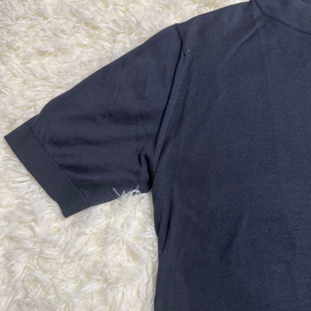 ジョンスメドレー シーアイランドコットン 30G ニットTシャツ ニット グレー