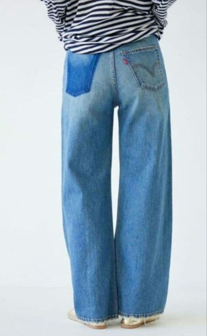 Ungrid Levi's別注RIBCAGE ＷIDE LEG　デニム