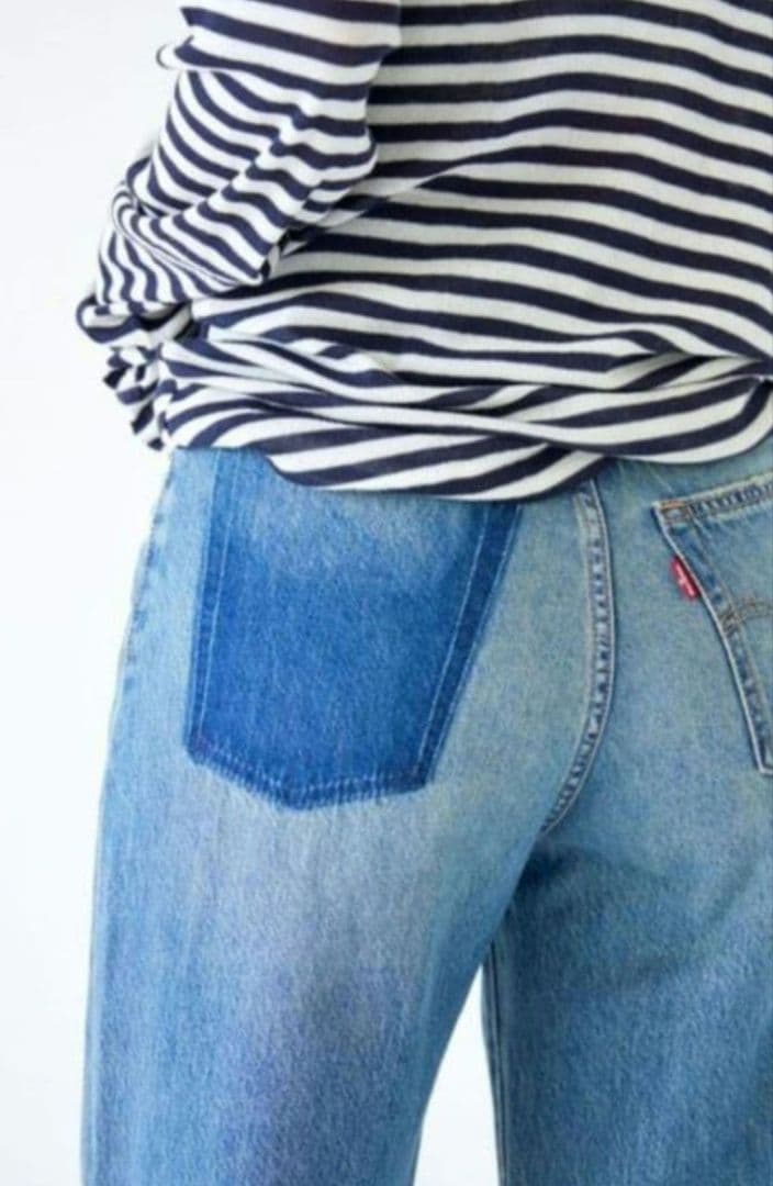 Ungrid Levi's別注RIBCAGE ＷIDE LEG　デニム