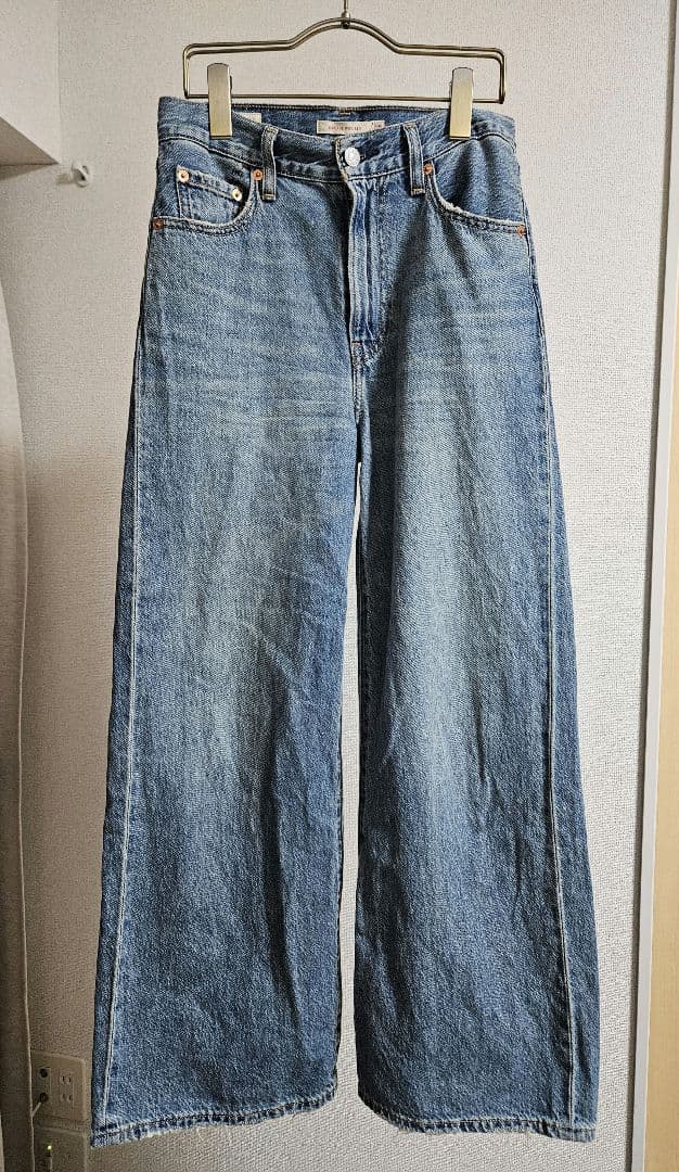 Ungrid Levi's別注RIBCAGE ＷIDE LEG　デニム