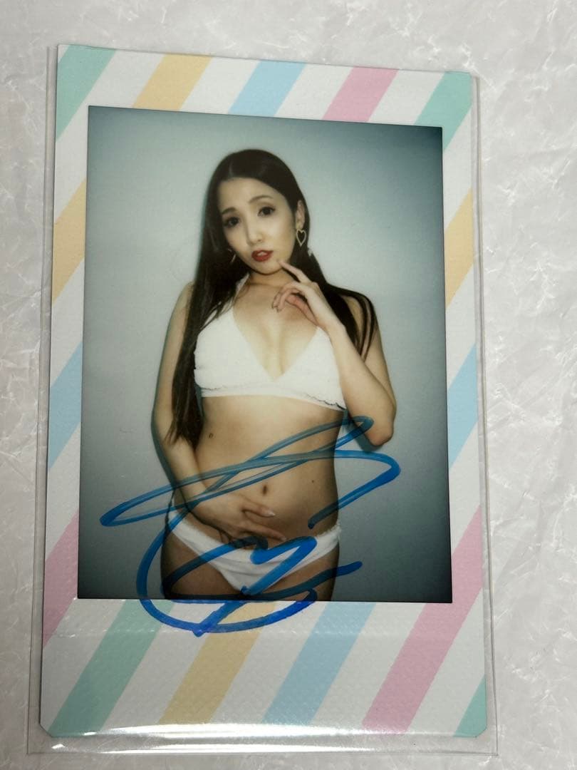 友田彩也香　5点セット　直筆サイン入りチェキ 色紙　キスマーク　チェキ　イベント