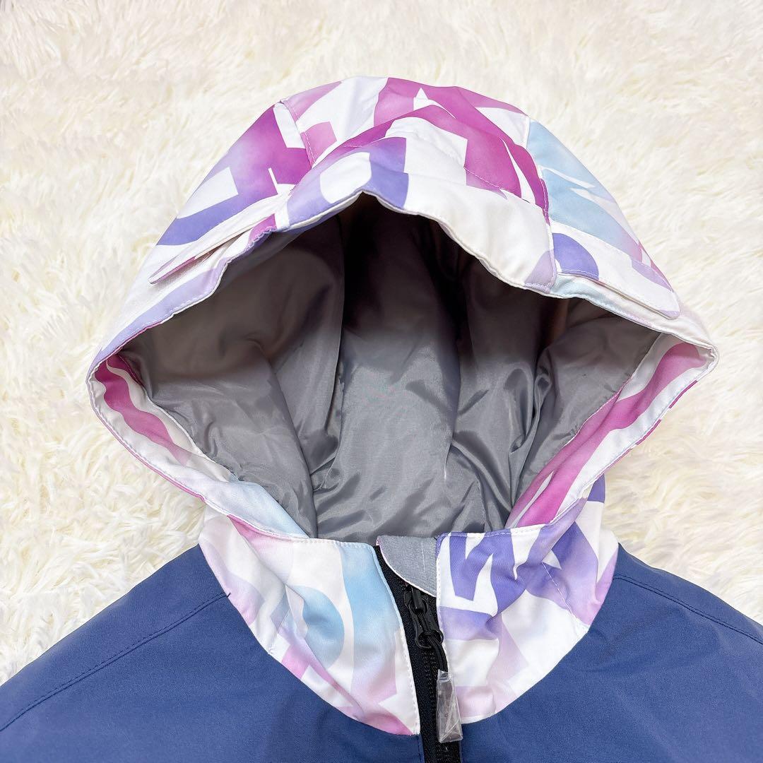 美品 BANNNE ピンク マルチカラー スキーウェア 150 160 上下