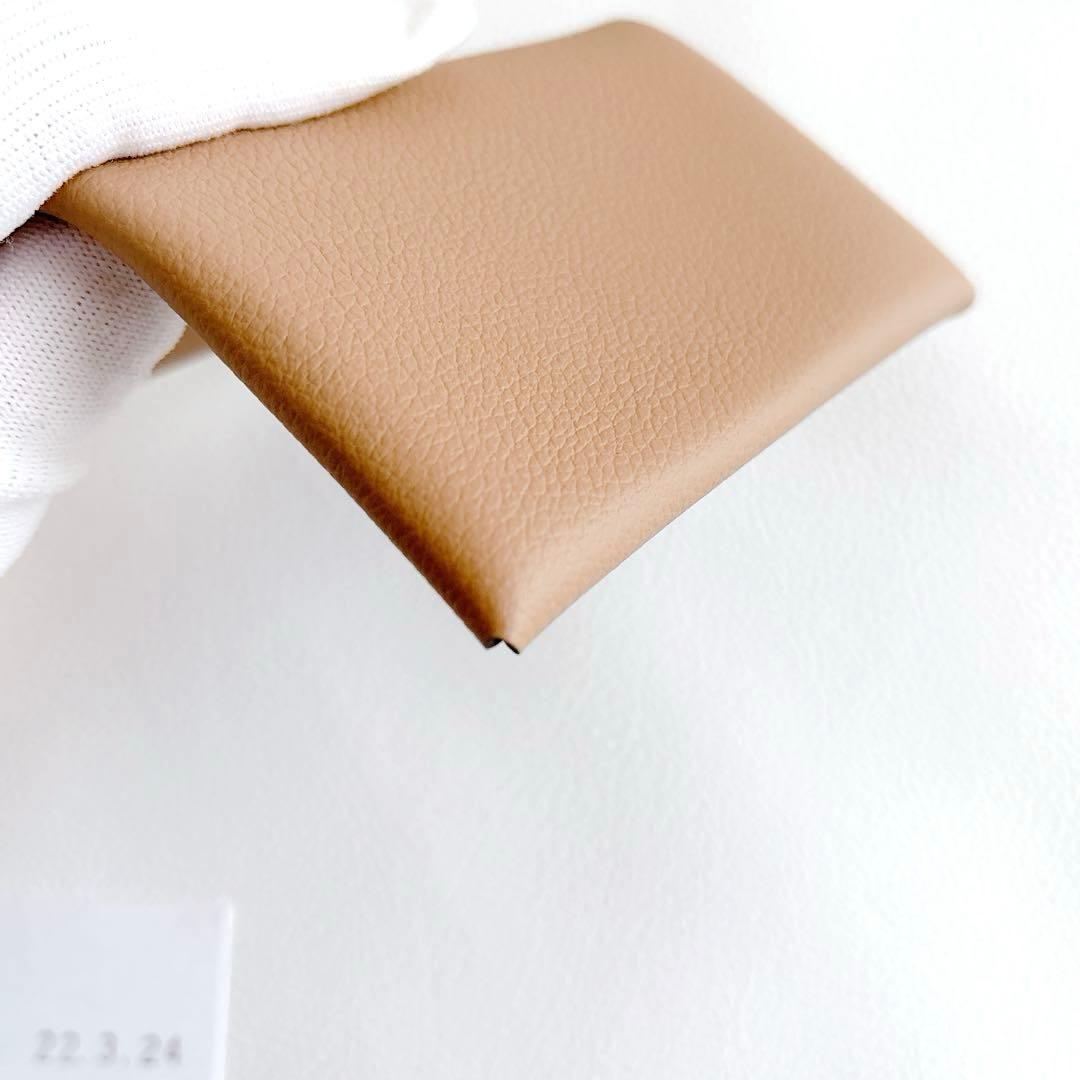 極美品 エルメス HERMES カルヴィ カードケース チャイ 刻印Z 箱付