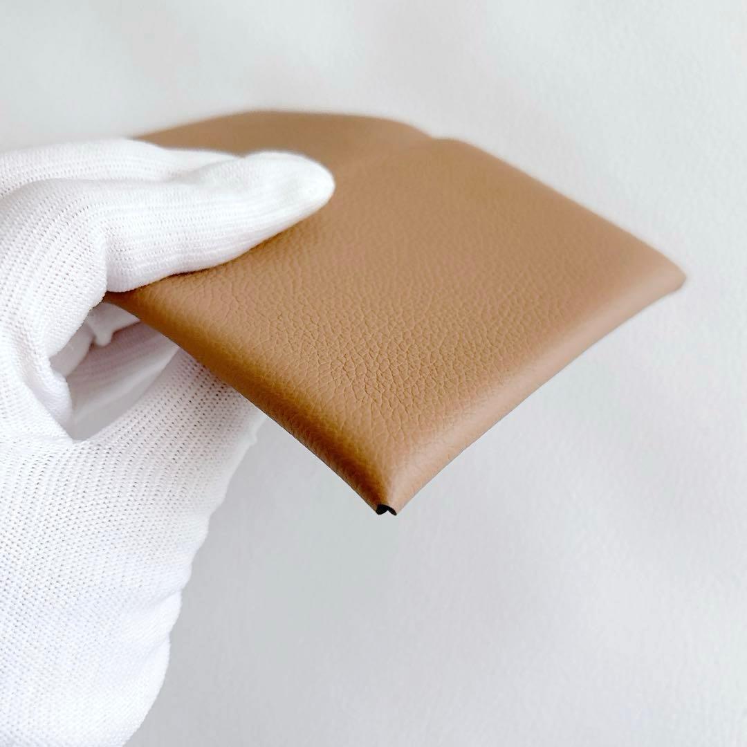 極美品 エルメス HERMES カルヴィ カードケース チャイ 刻印Z 箱付