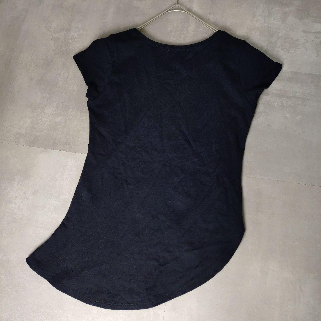 イッセイミヤケ Tシャツ カットソー スパンコール オバケ ブラック 黒