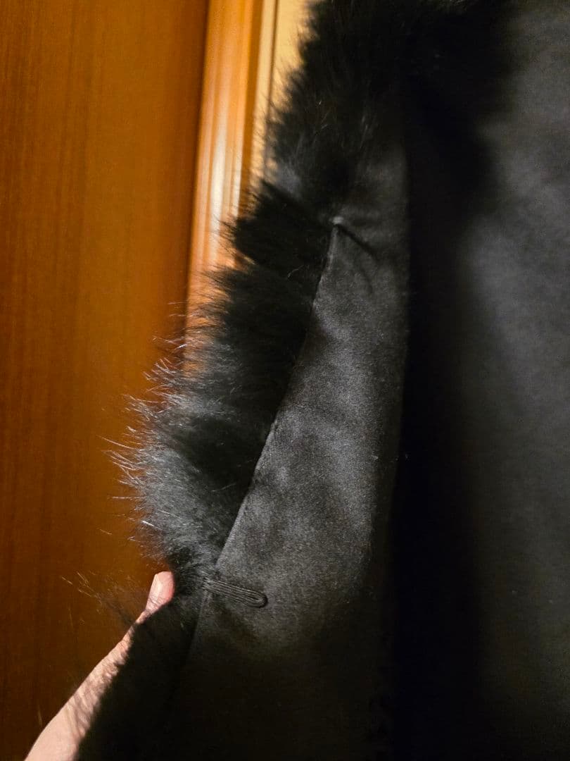 美品　ストール　ショール　カシミヤ100% 黒　ブラック 和装　洋装　お値下不可