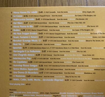 Ennio Morricone「Molto Mondo Morricone」CD