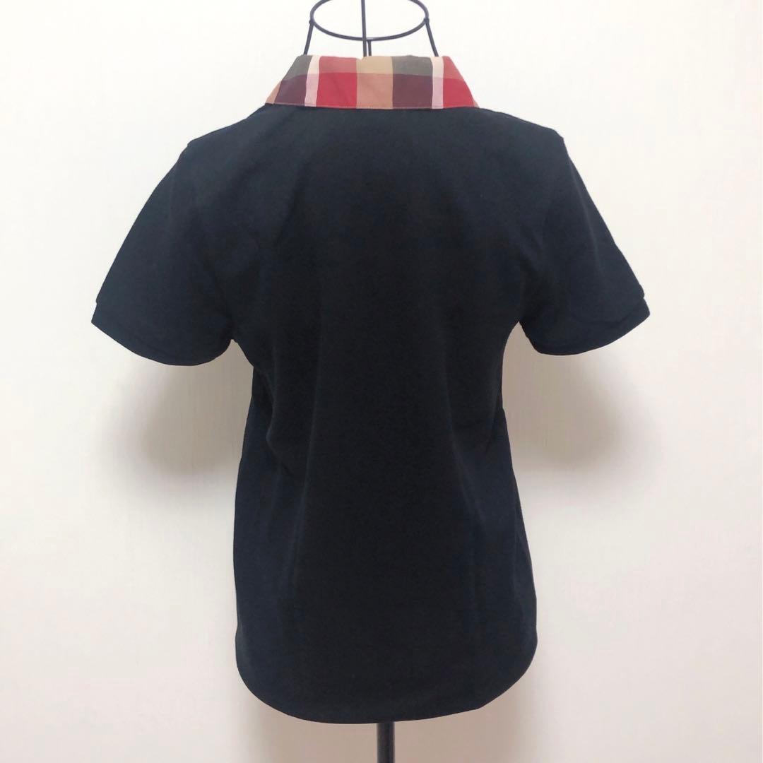 美品　ブルーレーベルクレストブリッジ　ハウスチェックポロシャツ　40