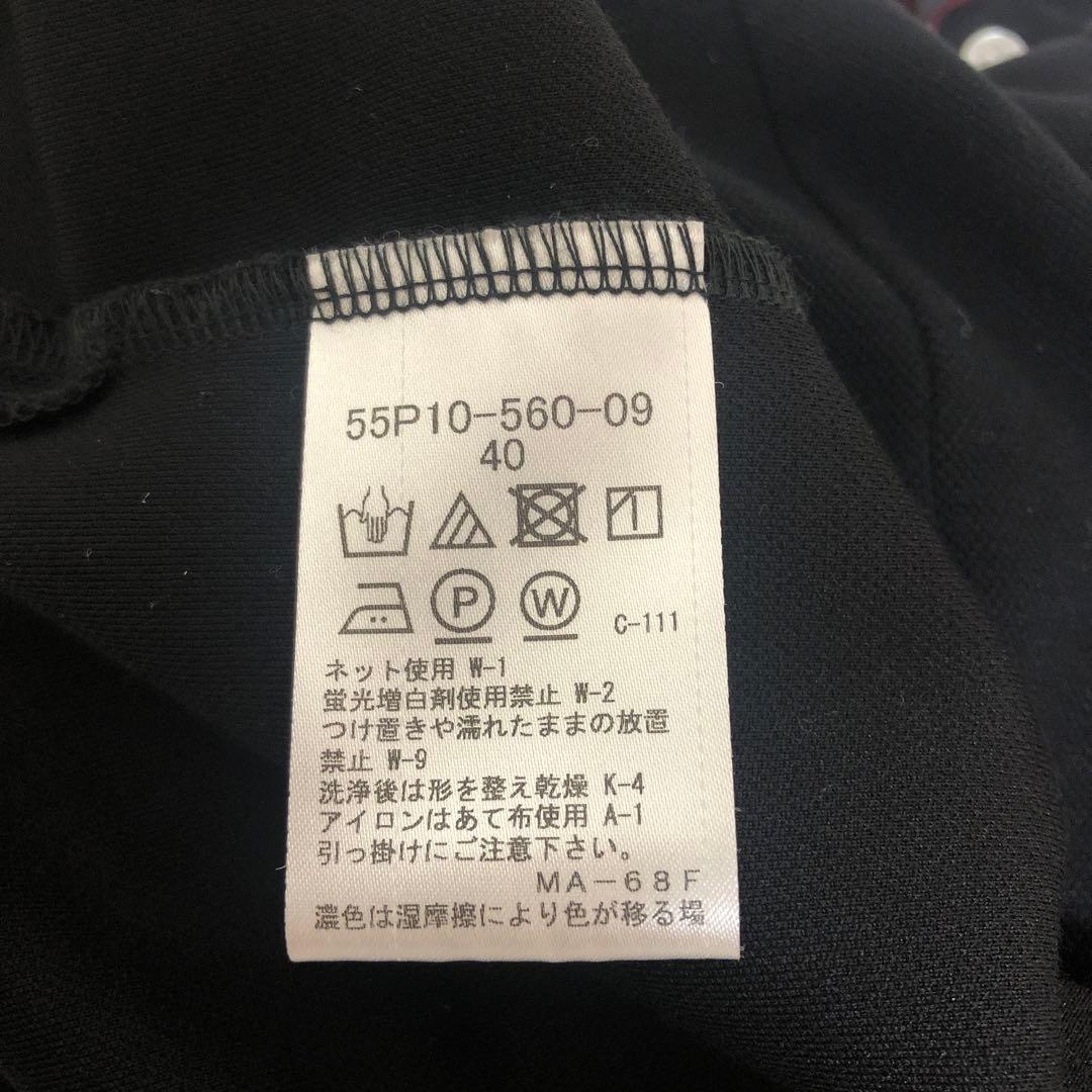 美品　ブルーレーベルクレストブリッジ　ハウスチェックポロシャツ　40