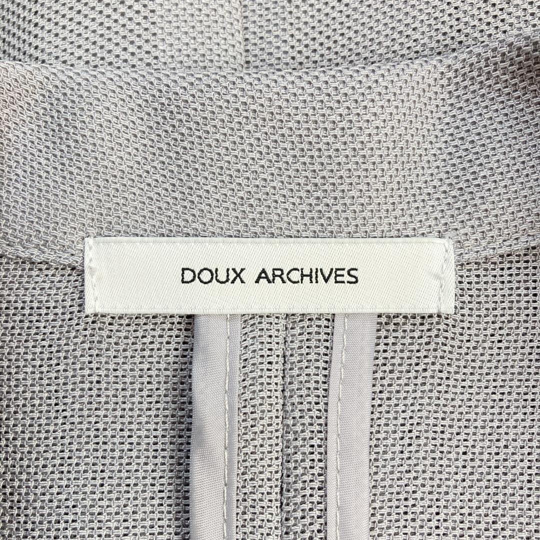 DOUX ARCHIVES　ドゥアルシーヴ　メッシュテーラードダブルジャケット