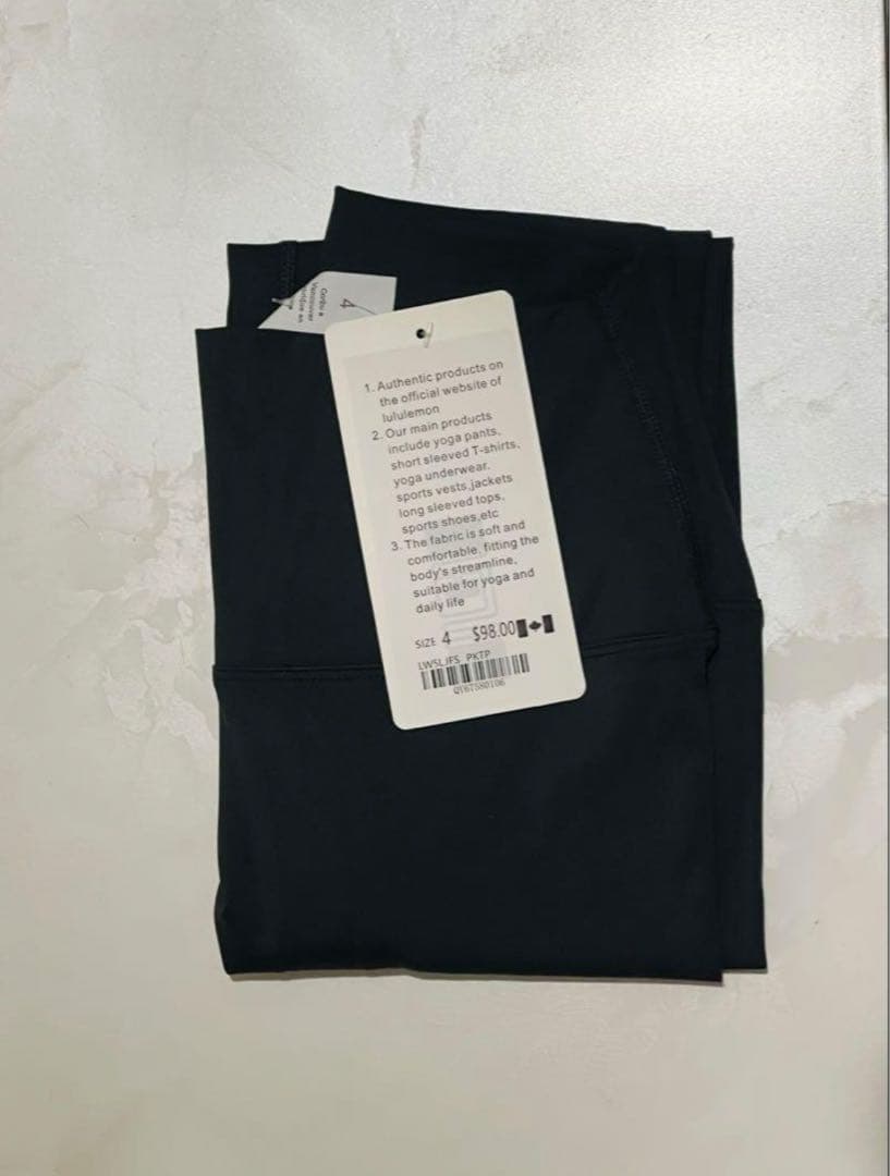 kana♪新品　lululemon Align25 レギンス 黒M(6)