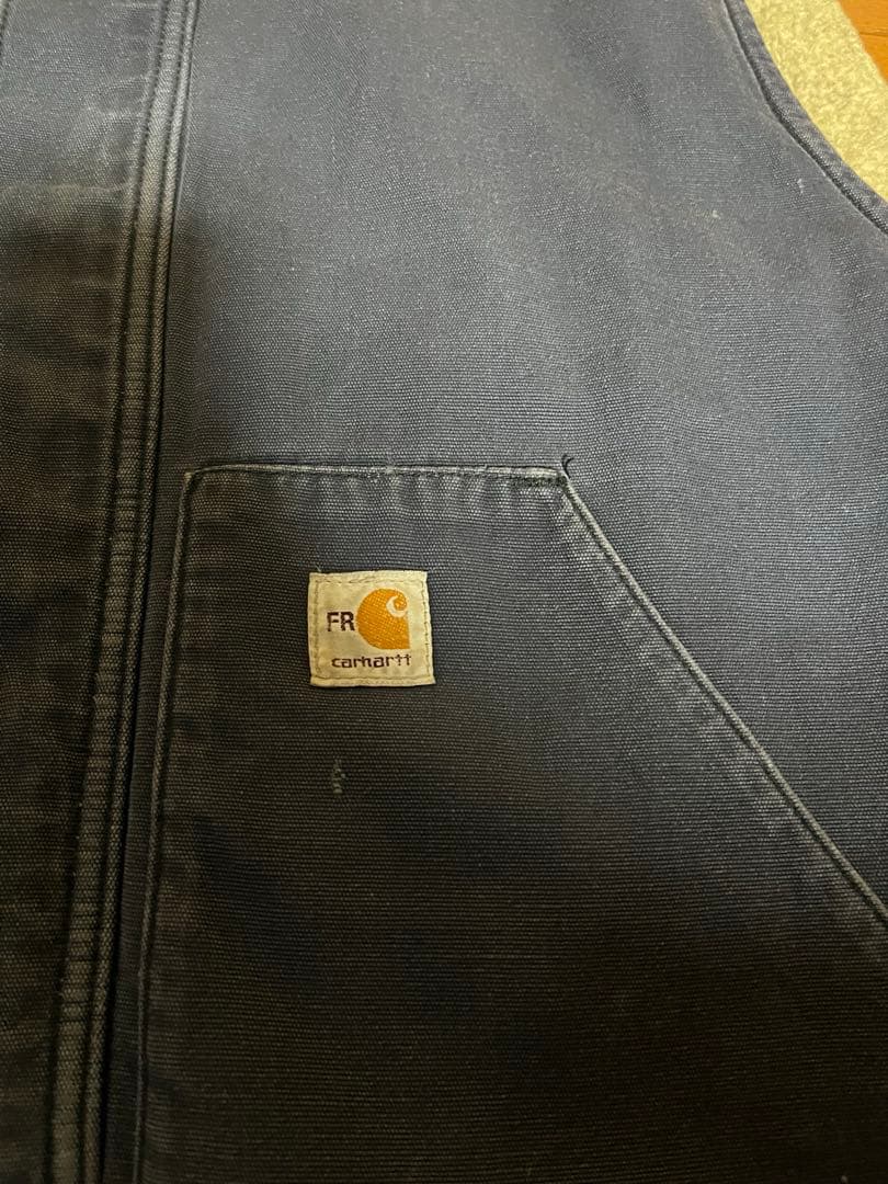 Carhartt デニム ベスト ネイビー 3XL