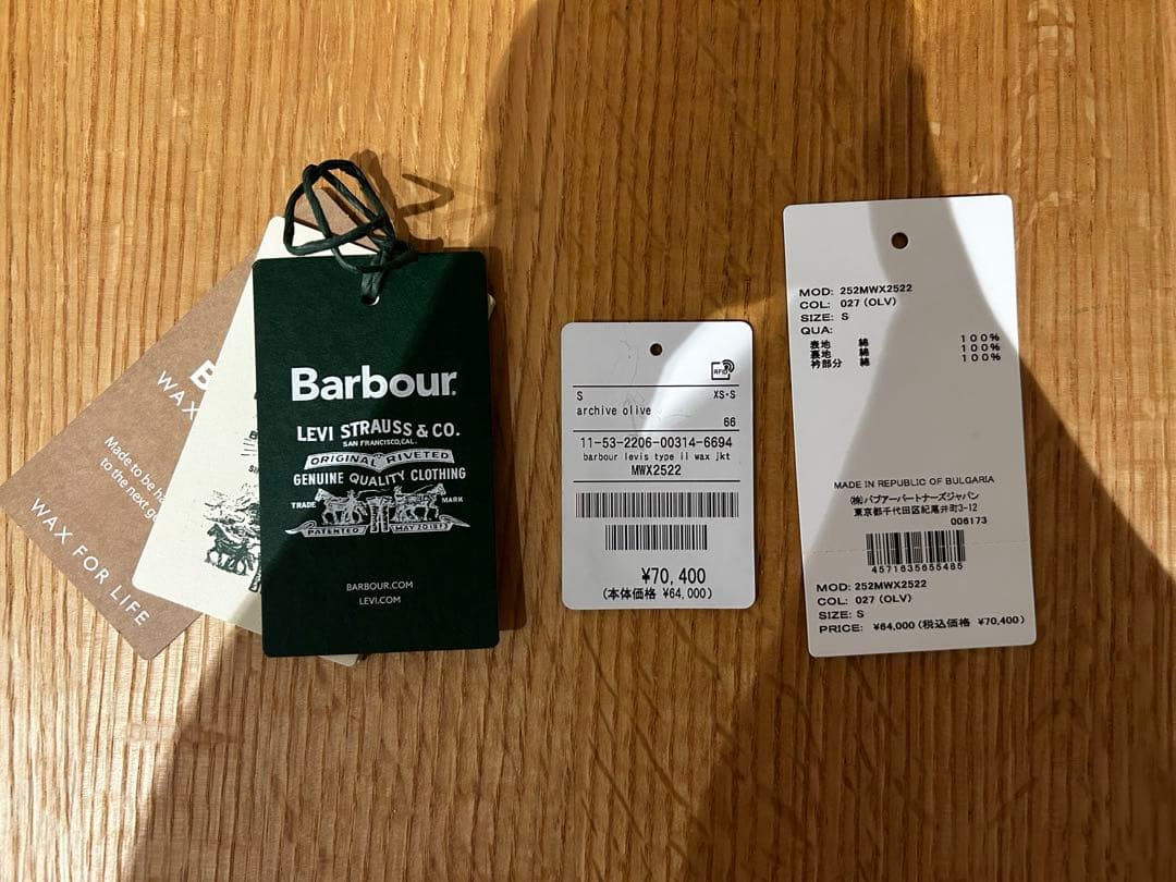 Levi’s® X Barbour Type II Waxed Jacket