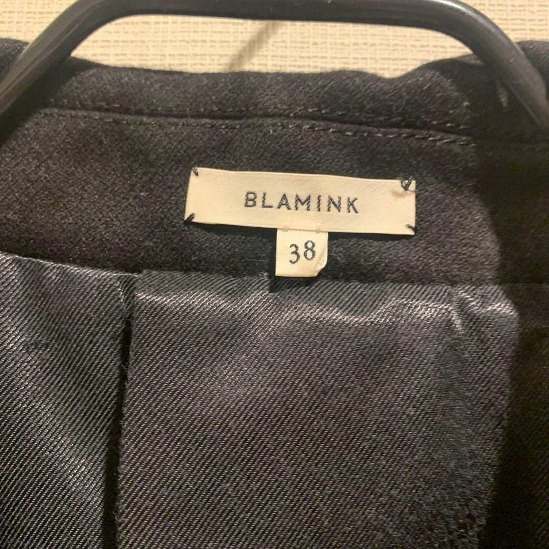 BLAMINK ブラック ロングコート サイズ38