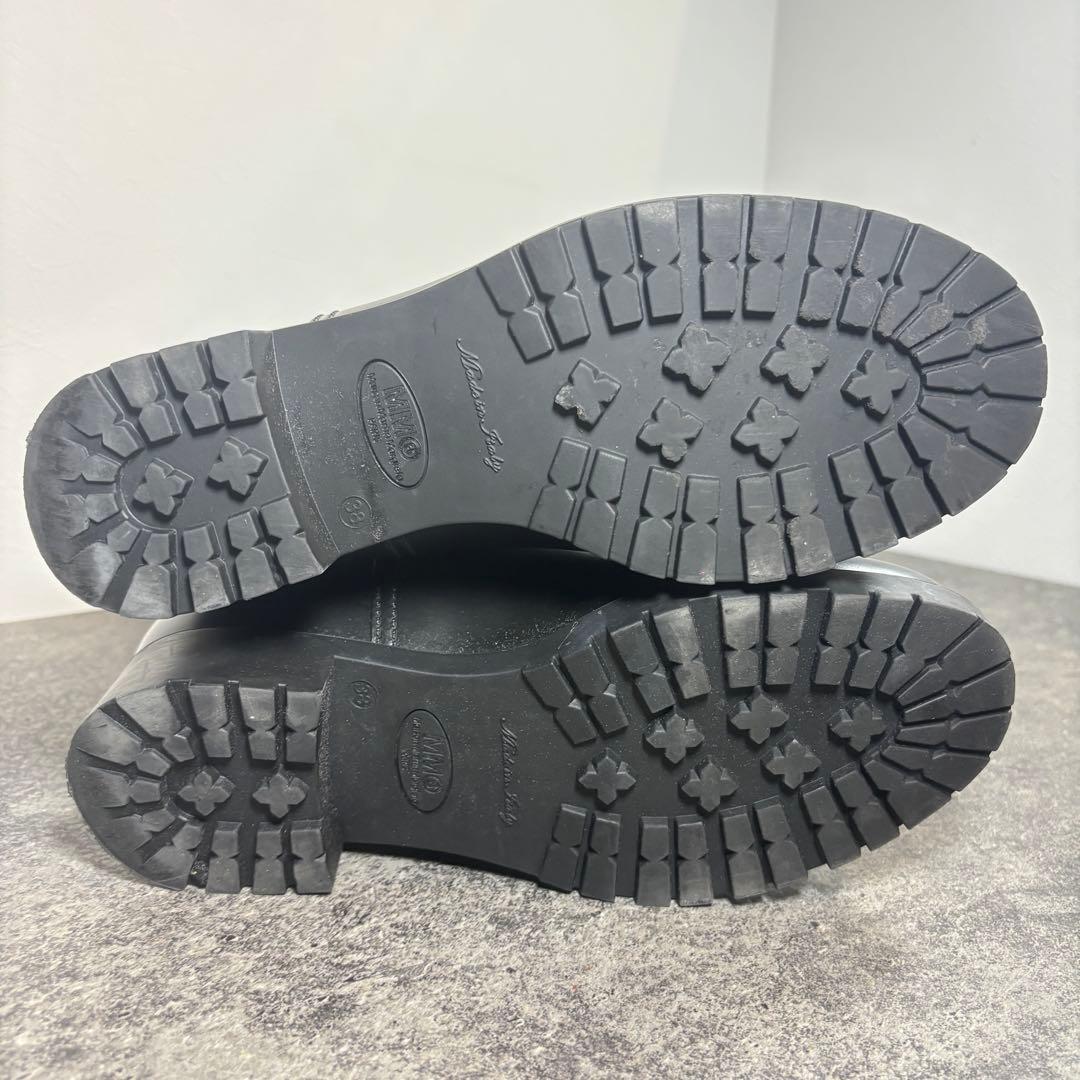 【美品】Maison Margiela ロングブーツ レインブーツ 黒 25㎝