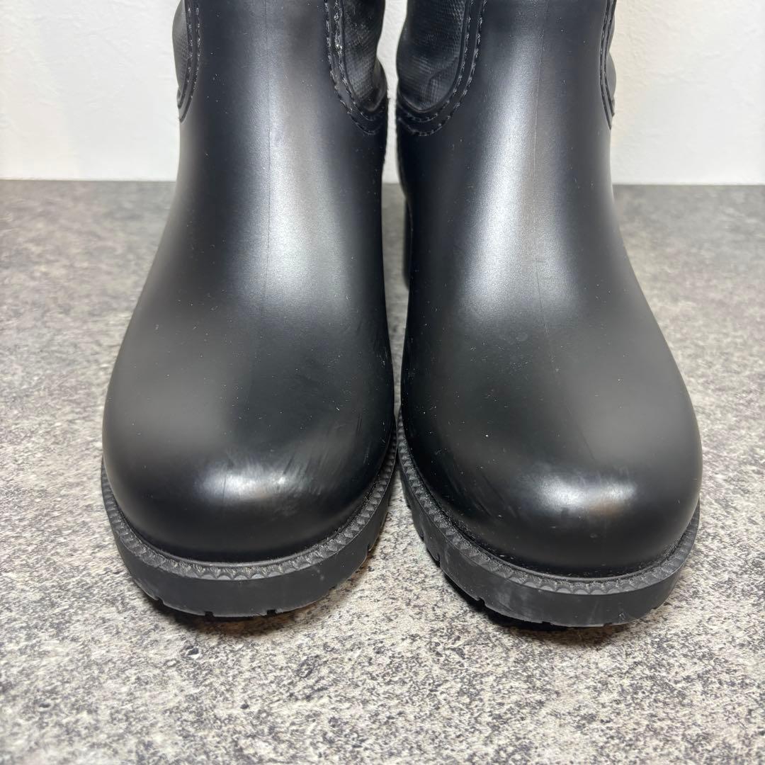 【美品】Maison Margiela ロングブーツ レインブーツ 黒 25㎝