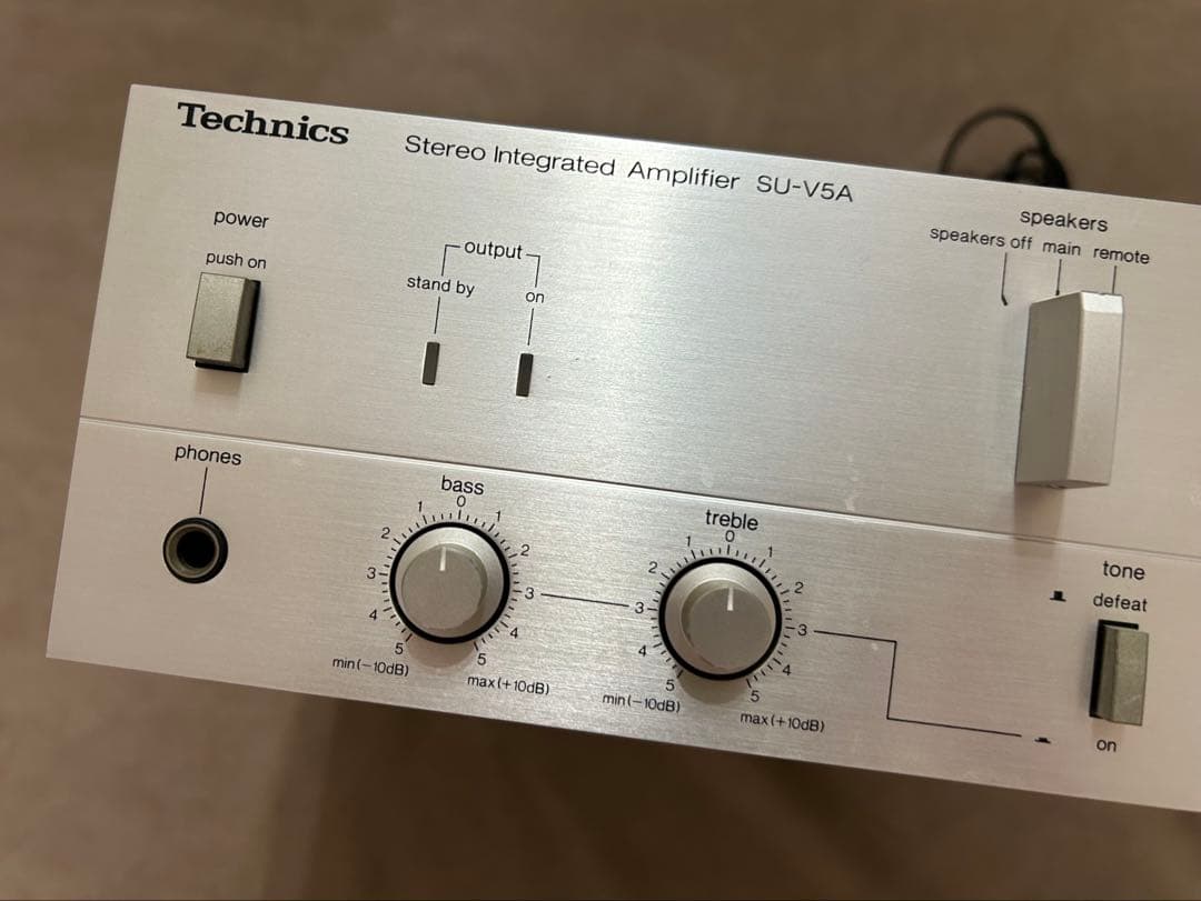 Technics SU-V5A テクニクス プリメイン アンプ シルバー