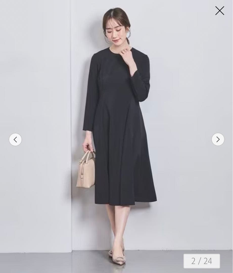 United ArrowsフレアワンピースM 着用一度のみ