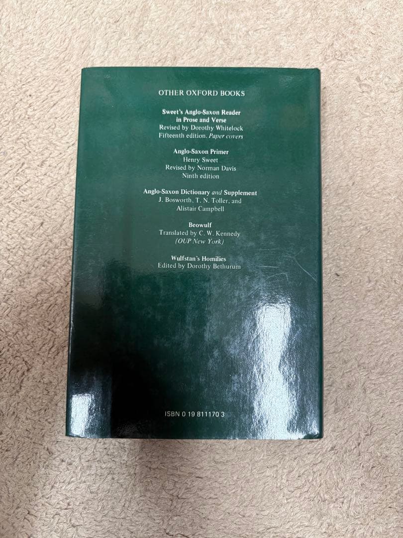 洋書 A Second Anglo-Saxon Reader